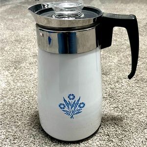 Vintage Corningware Cornflower Percolator 9 cup | Cornflower 🩵